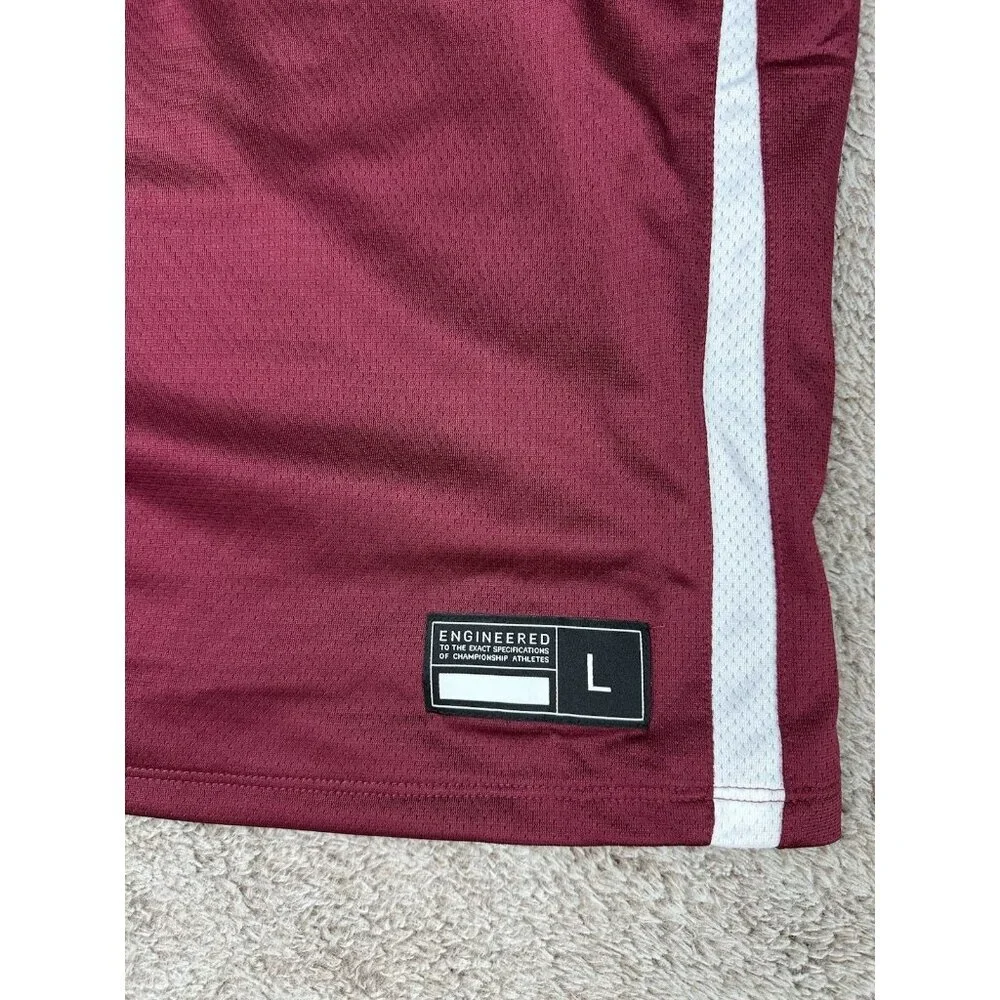 Nike Kids Reversible Basketball Jersey Maroon White DN5269-612 Size Large L NWT